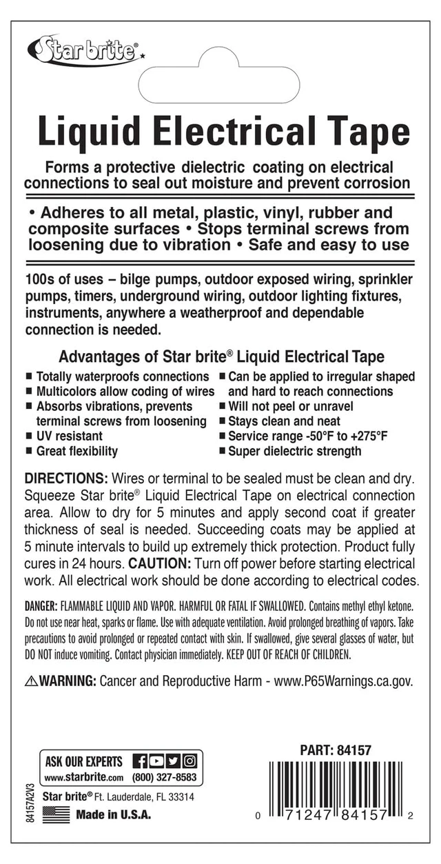 Alt view image 2 of 7 - Liquid Electrical Tape - White, Flexible Electrical Insulation
