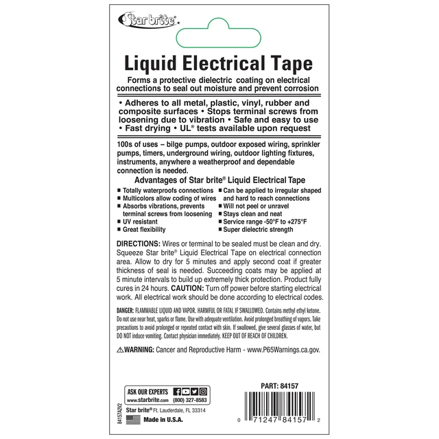 Alt view image 3 of 7 - Liquid Electrical Tape - White, Flexible Electrical Insulation