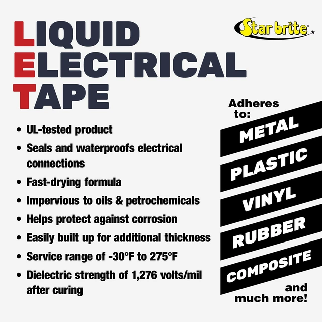Alt view image 5 of 7 - Liquid Electrical Tape - Red, Flexible Electrical Insulation