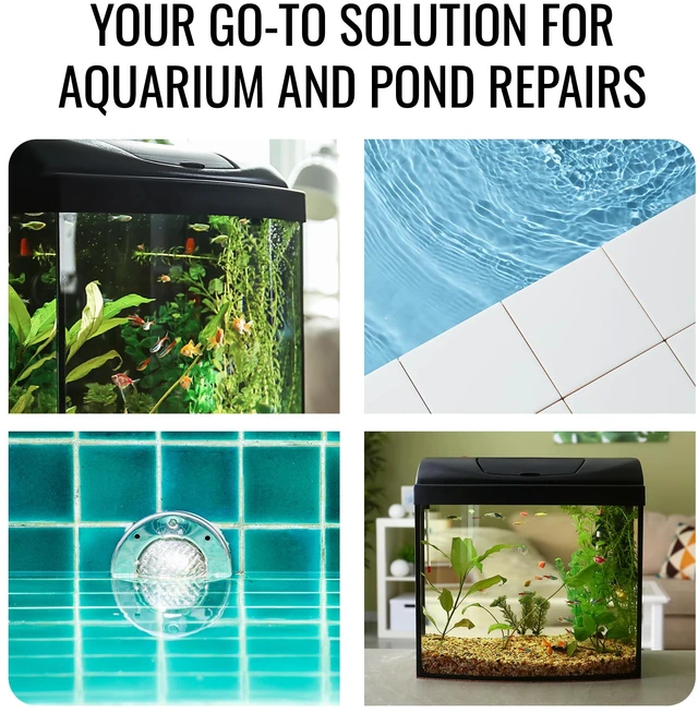 Alt view image 7 of 7 - Aquarium Silicone Clear Sealant - High Elasticity, Safe for Fish, Solvent-Free, Ozone-Resistant, Transparent 10.14 Fl Oz, 1 Pack