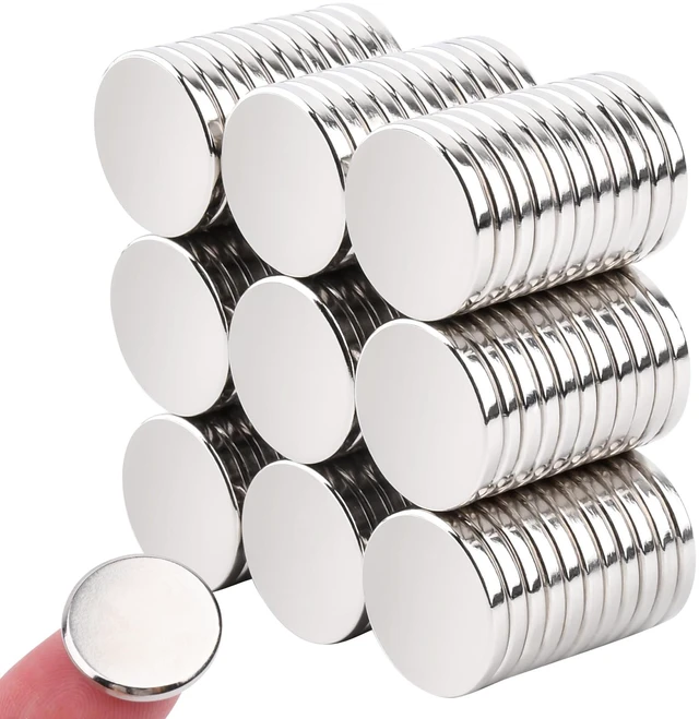 Main image of 100PCS 15 x 2mm Strong Neodymium Magnets,Small Round Rare Earth Magnets Neodymium Disc Fridge Magnet