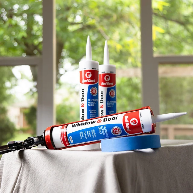 Alt view image 4 of 6 - 084640 Window & Door Siliconized Acrylic Caulk (Brown), 10.1 oz