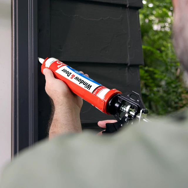 Alt view image 6 of 6 - 084640 Window & Door Siliconized Acrylic Caulk (Brown), 10.1 oz