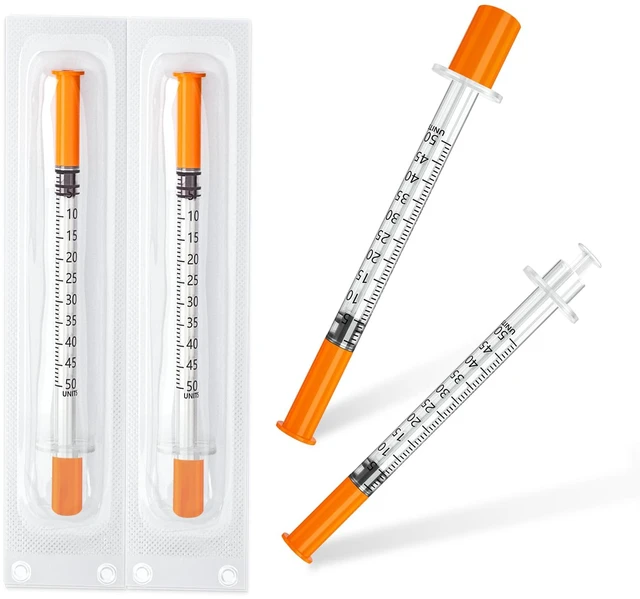 Main image of 0.5ml/cc 30G 5/16'', Jeringas, Jeringas con agujas para inyectar,100 Pack