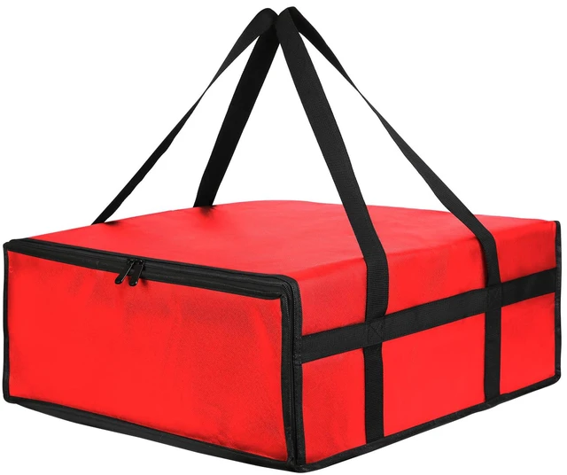 Main image of Pizza Carrier Insulated Bags Large for Deliveries Delivery Bag 20x20 inch for Personal and Professional Pizza Warmer Bags for Carry Hot, Commercial Food Warmers for Catering, Pizza Carrier, Black