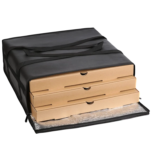 Alt view image 5 of 7 - Pizza Bag for Delivery Bag Pizza Carrier Insulated Bags 20x20 inch inches for Deliveries, 20 in Food Bag for Personal and Professional Large Insulated Bags for Food Delivery