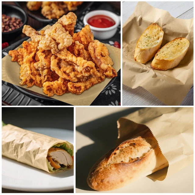 Alt view image 6 of 7 - Precut POP UP Deli Paper Sheet, 200 Pack, 10" x 10.5", Kraft Interfolded Heavy Paper, Waterproof & Grease-Resistant, for Food Wrap and Serving