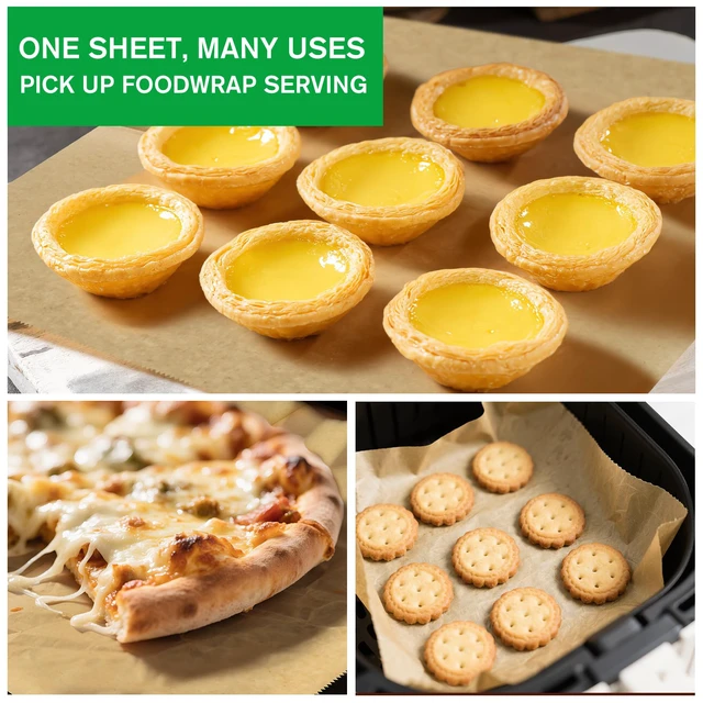 Alt view image 7 of 7 - Precut POP UP Deli Paper Sheet, 200 Pack, 10" x 10.5", Kraft Interfolded Heavy Paper, Waterproof & Grease-Resistant, for Food Wrap and Serving