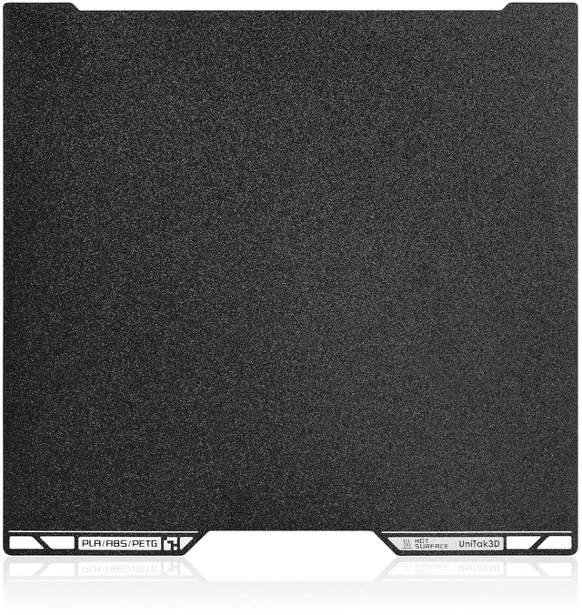 Main image of 355 x 346mm Dual Sided Textured PEI Build Plate for Bambu Lab H2D/H2S Good Adhesion Heated Bed,Easy Model Removal Spring Steel Plate Compatible with Bambu Labs H2D AMS Combo/H2S 3D Printers