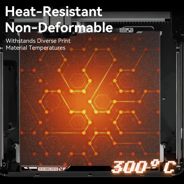 Alt view image 7 of 7 - 355 x 346mm Dual Sided Textured PEI Build Plate for Bambu Lab H2D/H2S Good Adhesion Heated Bed,Easy Model Removal Spring Steel Plate Compatible with Bambu Labs H2D AMS Combo/H2S 3D Printers