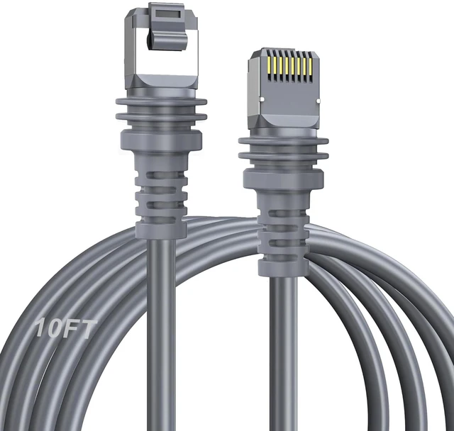 Main image of 10FT/3M Starlink Gen 3 Cable for Starlink Standard 4/4X/V3/V4/V5 Replacement Extension Ethernet Cord for Satellite Internet Kit, Waterproof Outdoor,24AWG(Gray)