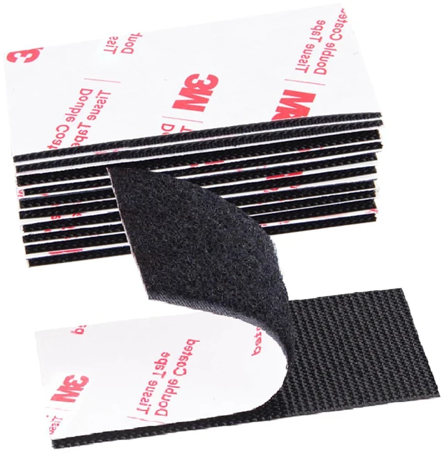 Main image of Hook and Loop Tape 1.2in x 2in 10 Pairs, Mounting Tape Heavy Duty Adhesion Slef Adhesive Interlocking Strip, Back Adhesive Mounting Strips, Reclosable Sticky Back, Double Sided Carpet & Rug Fixation