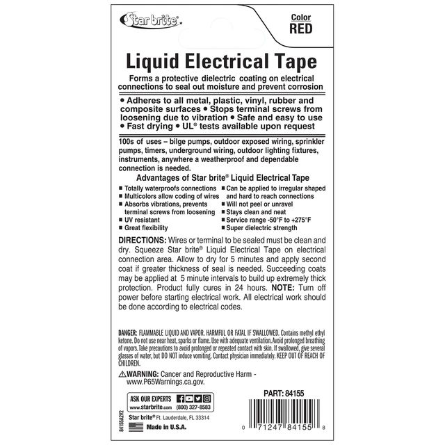Alt view image 3 of 7 - Liquid Electrical Tape - Red, Flexible Electrical Insulation