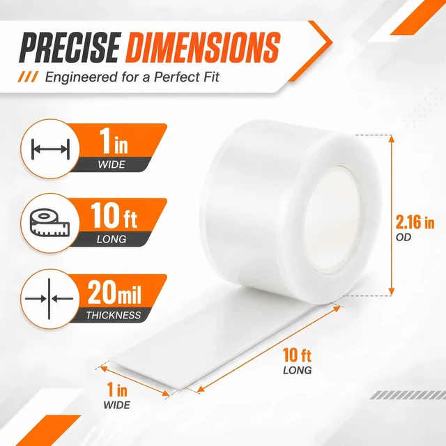 Alt view image 2 of 7 - White Self Fusing Silicone Tape 4 Rolls Plumbers Tape 1 in x 10 Ft Flex Seal Tape for Leak, Garden Pipe Repair Kit, Self Adhesive Tape for Outdoor, Insulating Electrical Tape, Heat Resistant