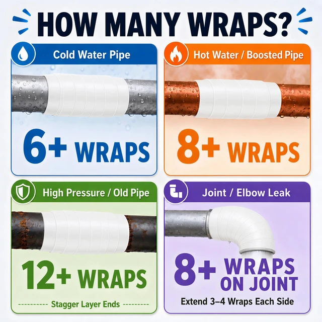 Alt view image 6 of 7 - White Self Fusing Silicone Tape 4 Rolls Plumbers Tape 1 in x 10 Ft Flex Seal Tape for Leak, Garden Pipe Repair Kit, Self Adhesive Tape for Outdoor, Insulating Electrical Tape, Heat Resistant