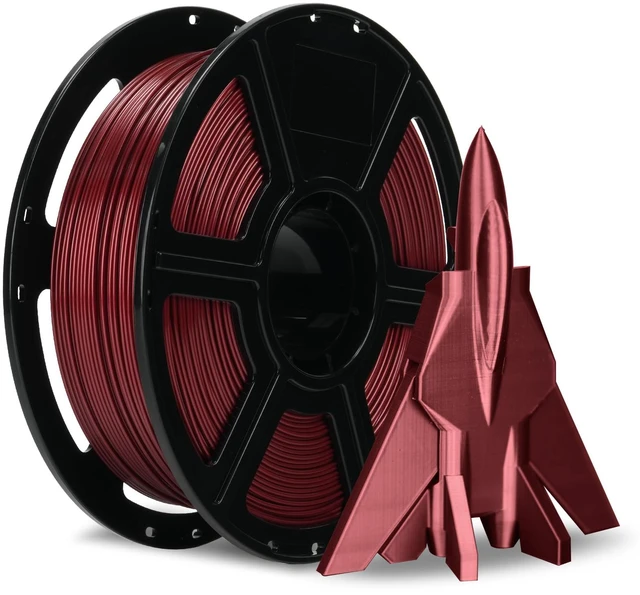 Main image of Rapid PETG Filament 1.75mm Metallic Red, Max 600mm/s High Speed Printing, 3D Printer Filament 1kg Spool, Dimensional Accuracy +/- 0.02mm, Fits Most 3D Printers