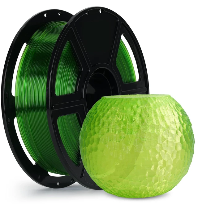 Main image of Rapid PETG Filament 1.75mm Clear Green, Max 600mm/s High Speed Printing, 3D Printer Filament 1kg Spool, Dimensional Accuracy +/- 0.02mm, Fits Most 3D Printers
