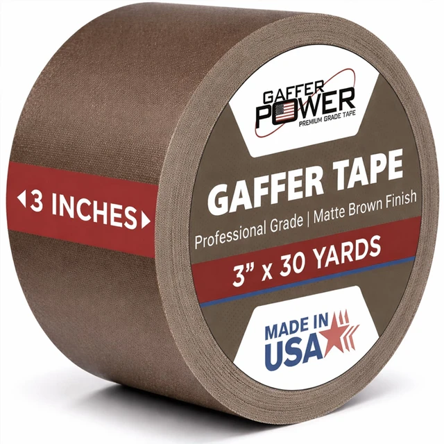Main image of Brown Tape 3 Inch x 30 Yards, Pro Grade, Made in USA