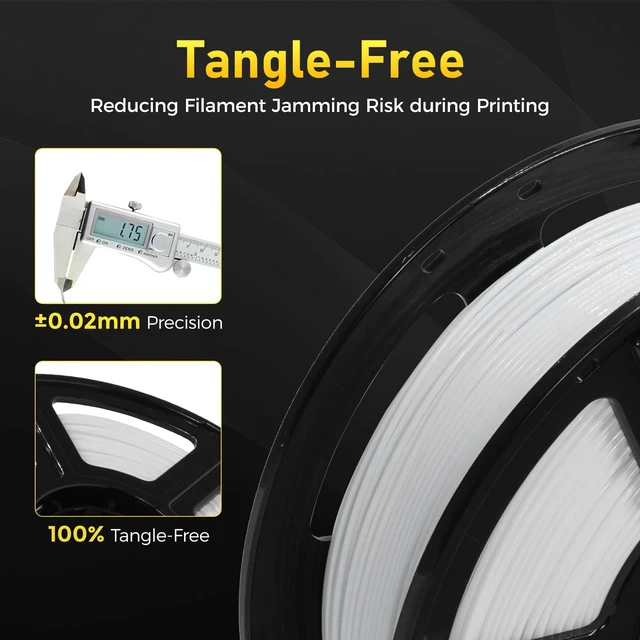 Alt view image 5 of 6 - Rapid PETG Filament 1.75mm Natural, Max 600mm/s High Speed Printing, 3D Printer Filament 1kg Spool, Dimensional Accuracy +/- 0.02mm, Fits Most 3D Printers
