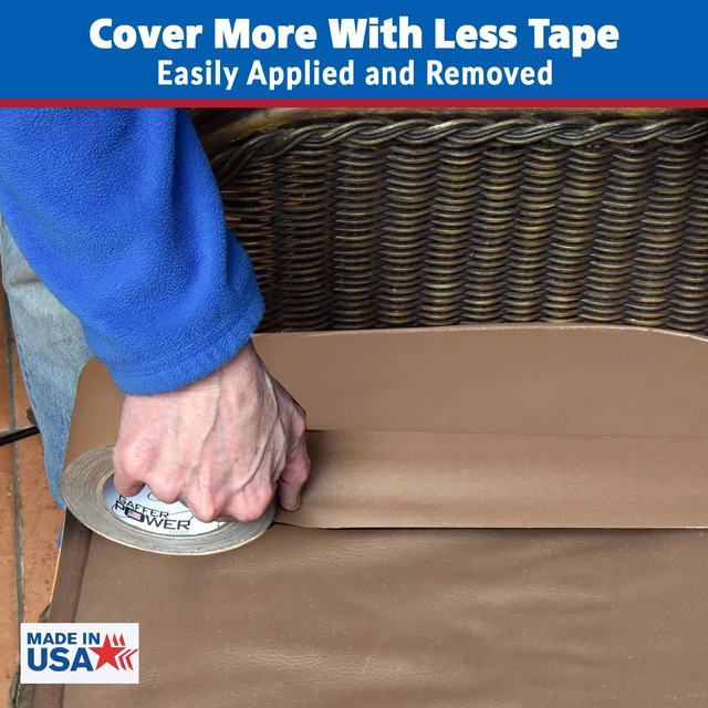 Alt view image 4 of 7 - Tan Tape 3 Inch x 30 Yards, Pro Grade, Made in USA