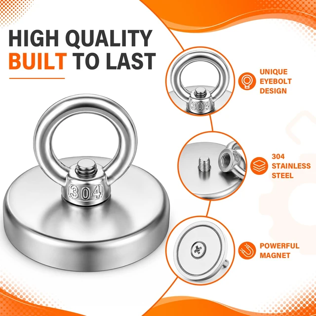 Alt view image 3 of 7 - 100LB Strong Magnetic Hooks, 20 Pack Heavy Duty Magnet Hooks 1.26 in Powerful Magnets Heavy Duty for Classrooms, Cruise, Fridge, Whiteboards, Office, Home