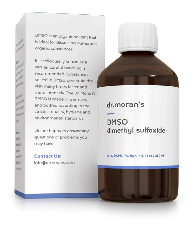Alt view image 3 of 6 - DMSO Pharma Grade 99.9% Ph. EUR. 8.45 fl oz - 250ml | Pure Liquid DMSO in Amber Glass Bottle | Undiluted & Odourless | Made in Germany
