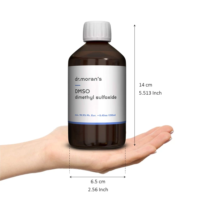 Alt view image 6 of 6 - DMSO Pharma Grade 99.9% Ph. EUR. 8.45 fl oz - 250ml | Pure Liquid DMSO in Amber Glass Bottle | Undiluted & Odourless | Made in Germany
