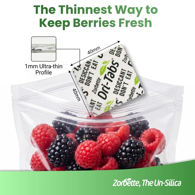 Alt view image 3 of 7 - Dri-Tabs | Food-Safe Moisture Absorbers Keep Fruits, Veggies, Snacks, Bread & More Fresher, Longer! Eco-Friendly, Plant Based Desiccant that Replaces Silica Gel Packets - 3 of 75pk (Green)