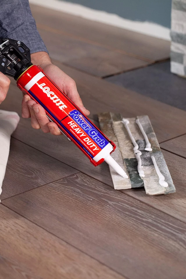 Alt view image 7 of 7 - Power Grab Express Heavy Duty Construction Adhesive, 9 fl oz Cartridge, Versatile Constuction Glue for Wood, Wall, Tile, Foam Board & More (Pack of 2)