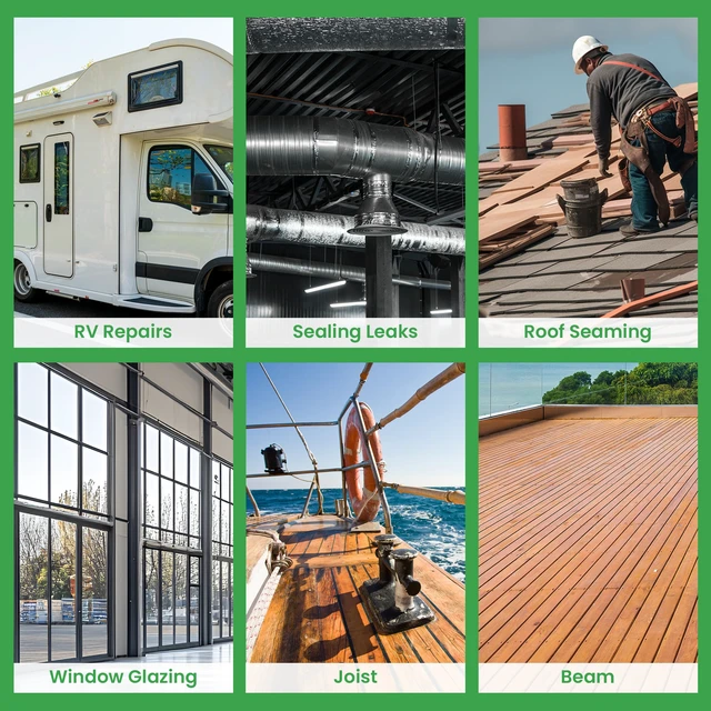 Alt view image 6 of 7 - Joist Tape 2"×50' Deck Joist Tape Waterproof Butyl Sealant 4Rolls Joist Flashing Tape for Decking, Anti-Corrosion Weather Resistant Tape for Wood Decks Beams Rim, Roof