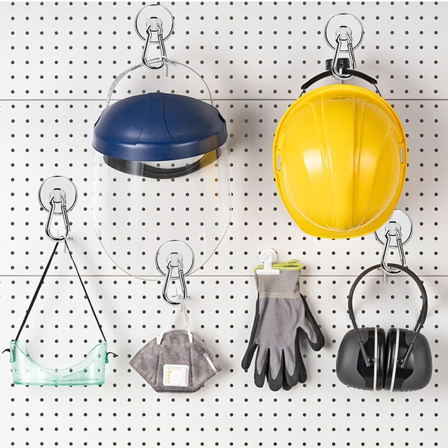 Alt view image 7 of 7 - Magnetic Hooks 70 LBS Strong Magnets Cruise 12Pack Magnet with Hook Heavy Duty Kitchen Essentials Neodymium Extra Carabiner Super Locker Ship For Hanging Cabin Swivel Imanes Fuertes Silver