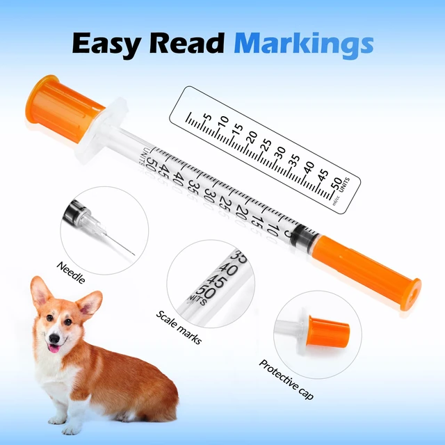 Alt view image 4 of 7 - 0.5ml 30G 5/16 Inch 8mm Disposable U-100 Disposable Lab Supplies, 100 Pack