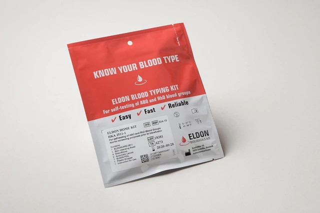 Alt view image 7 of 7 - Blood Typing Kit, 5 Test Pack, Know Your Blood Type, Accurate Instant Home Testing, Determine A, O, B, Rhs-D Negative & Positive Groups