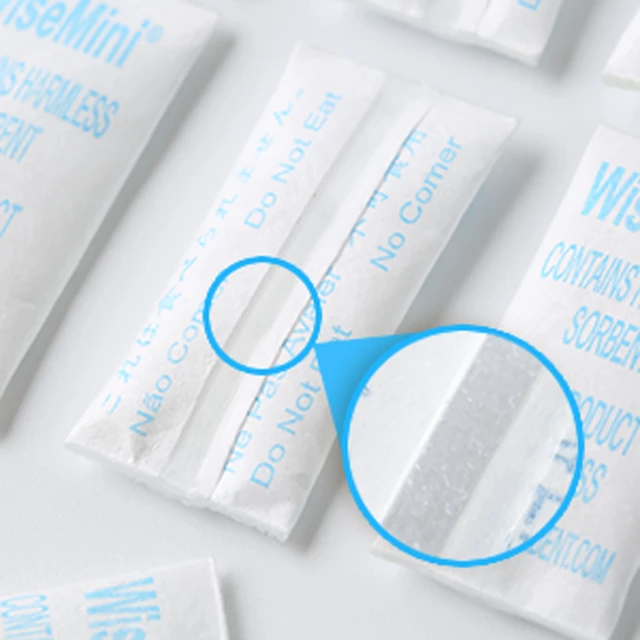 Alt view image 3 of 7 - 0.5 Gram 1500 Pack Silica Gel Packs, Dessicant Packets, Moisture Absorbers for Food Storage, Food Grade Desiccant Dehumidifiers, WiseMini