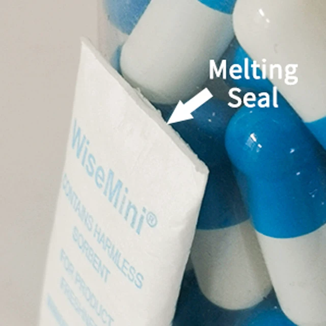 Alt view image 4 of 7 - 0.5 Gram 1500 Pack Silica Gel Packs, Dessicant Packets, Moisture Absorbers for Food Storage, Food Grade Desiccant Dehumidifiers, WiseMini