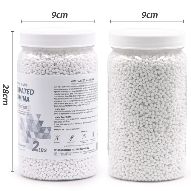 Alt view image 5 of 7 - 6 LBS Activated Alumina, Alumina Desiccant Great for Filament Drying, Reusable Dessicant Dehumidifiers Desiccant Moisture Absorber Prevent Wet Filament