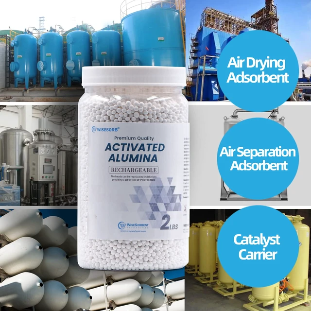 Alt view image 7 of 7 - 6 LBS Activated Alumina, Alumina Desiccant Great for Filament Drying, Reusable Dessicant Dehumidifiers Desiccant Moisture Absorber Prevent Wet Filament