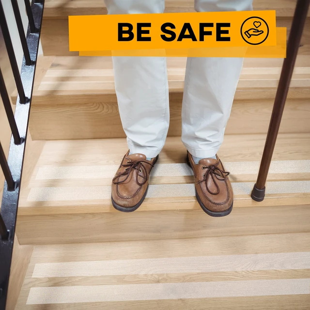 Alt view image 6 of 6 - Grip Tape - Heavy Duty Anti Slip Tape Clear Outdoor/Indoor 2In*35Ft, Non Slip Roll/Stickers Easy to Cut Waterproof for Bathtub, Shower Floor, Pool, Stairs Safety Non Skid, Comfortable for Bare Foot