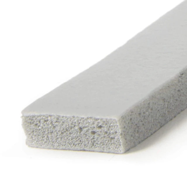 Alt view image 4 of 6 - Vinyl Foam Tape - Closed Cell - Moderate Compression, 3/4" W, 3/16" Thick, 17' L, Charcoal