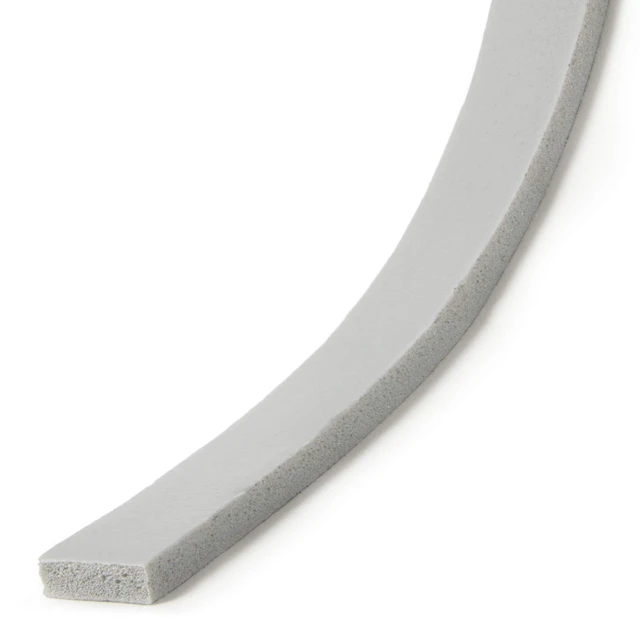 Alt view image 5 of 6 - Vinyl Foam Tape - Closed Cell - Moderate Compression, 3/4" W, 3/16" Thick, 17' L, Charcoal