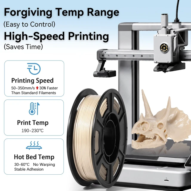Alt view image 5 of 7 - PLA 3D Printer Filament Bundle 250g, 1.75mm/±0.02mm 6 Colors 1.5KG Multicolor PLA Compatible with Most FDM 3D Printers, Black, White+, Clear,Gray+ for Beginners, Individually Vacuum-Sealed