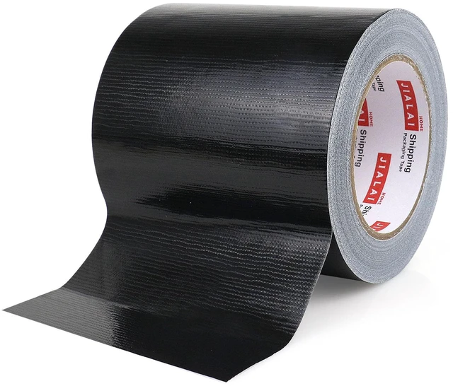 Main image of Wide Duct Tape, Industrial Grade 30Yards (90 ft) Wide Tape 5'' Duct, 9 Mil Heavy-Duty, Waterproof, Strong, Flexible, No Residue, for Crafts & Home Improvement (Black, 5'' x 90ft)