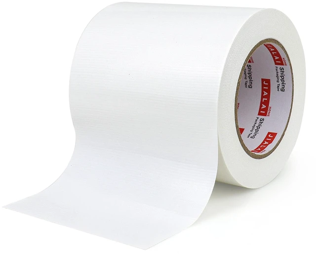 Main image of Wide Duct Tape, Industrial Grade 30Yards (90 ft) Wide Tape 5'' Duct, 9 Mil Heavy-Duty, Waterproof, Strong, Flexible, No Residue, for Crafts & Home Improvement (White, 5'' x 90ft)