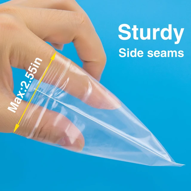 Alt view image 6 of 7 - 1200Pcs 3x4 inch Small Plastic Bags, Clear, 2 Mil Resealable, Zip Top Bags for Small Business, Jewelry Storage, Travel, Packaging, Home, Office, Party Organizing