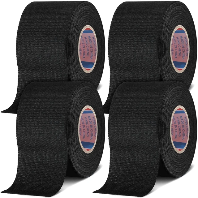 Main image of Cloth Electrical Wiring Harness Tape, 4 Roll, 2 Inch X 49.2 ft Electrical Insulation, Heat Resistant Fabric, Prevents Wiring Abrasion, Engine Bay Harness Wrap, Flexible Protective Cloth