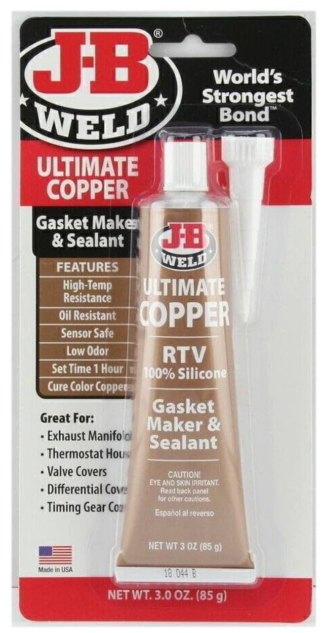 Main image of 32325 Ultimate Copper High Temperature RTV Silicone Gasket Maker and Sealant - 3 oz. - Copper