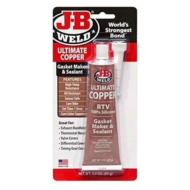 Alt view image 2 of 2 - 32325 Ultimate Copper High Temperature RTV Silicone Gasket Maker and Sealant - 3 oz. - Copper