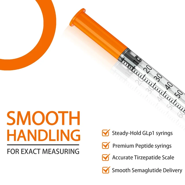 Alt view image 4 of 7 - 1ml Syringe, 29 Gauge 1cc 1/2 In Syringes, Individually Packed, PACK 100