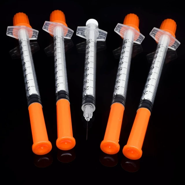 Alt view image 6 of 6 - 100 Pack U-100 1ML with 29 Ga 1/2 Inch,Individually Sealed,1.0 milliliters