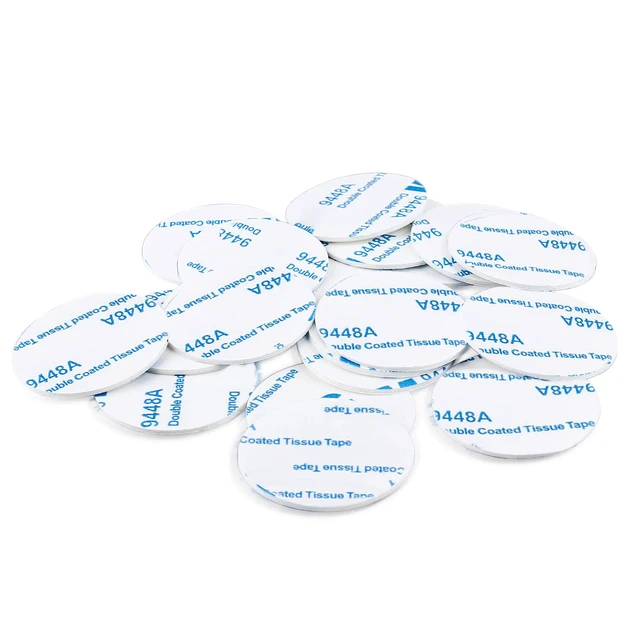 Alt view image 6 of 7 - 20 Pack Strong Neodymium Disc Magnets with Adhesive Backing Silver Round Powerful Permanent Rare Earth Magnets, Heavy Duty Magnet for Fridge, DIY, Scientific, Craft, Office, 32 x 2mm